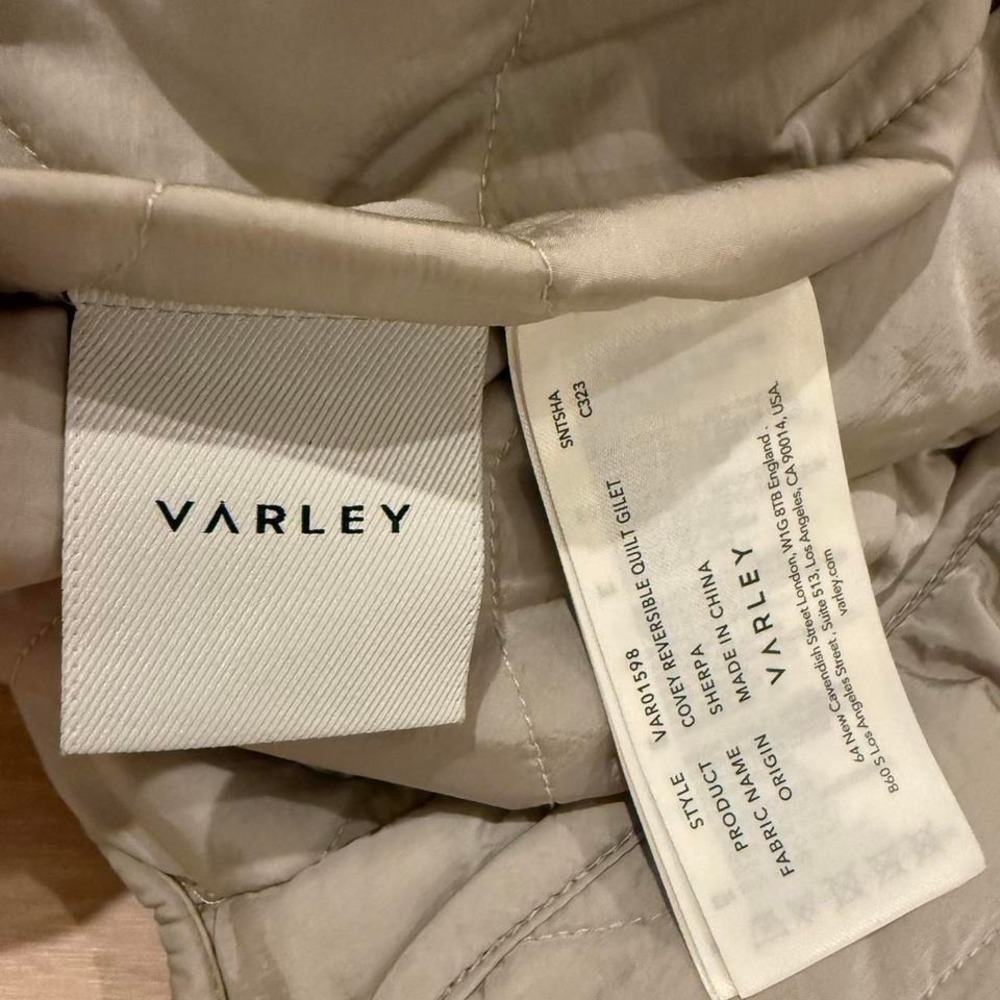 VARLEY Covey Reversible Quilt Gilet Sz small - Picture 4 of 6